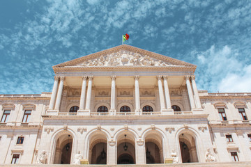 The Lisbon city hall in Lisbon