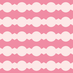 Vector seamless pattern with wavy stripes. Modern stylish texture. Repeating pastel background