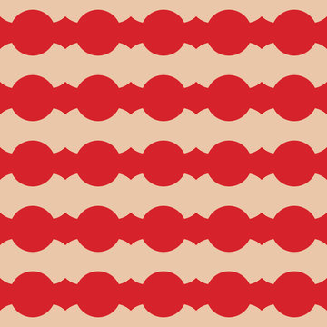 Vector seamless pattern with wavy stripes. Modern stylish texture. Repeating pastel background
