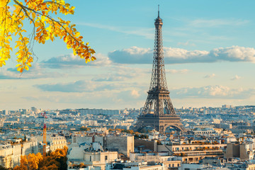 eiffel tour and Paris cityscape