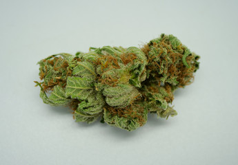 Cannabis Nahaufnahme, getrocknete Bl&uuml;ten