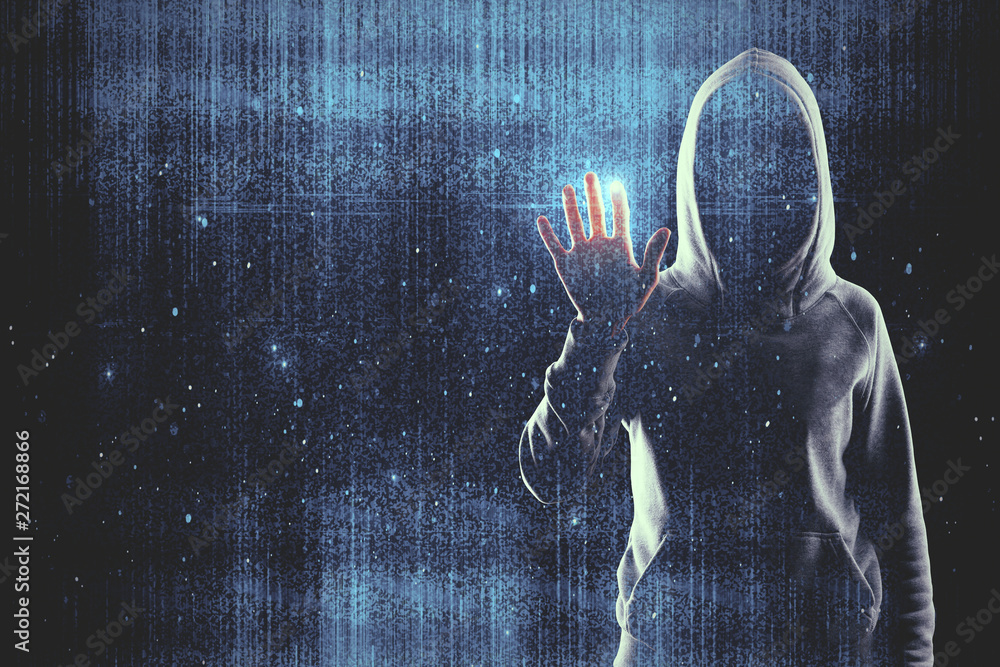 Poster Hacking and innovation concept