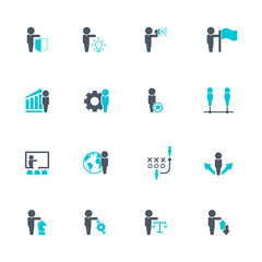 Fototapeta premium Business icon set