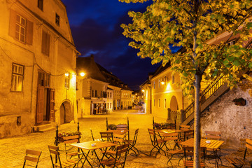 Fototapeta na wymiar Old Town of Sibiu
