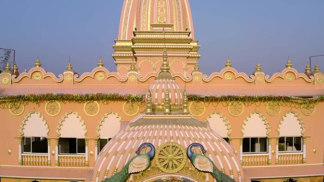 Ekachakra village, India, aerial 4k, Lord Nityananda birthplace