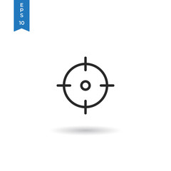 Aim vector icon