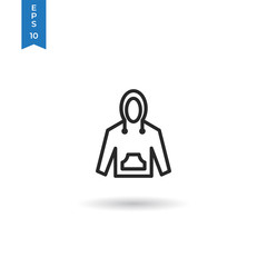 Hoodie vector icon