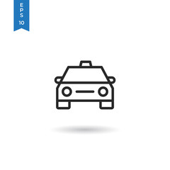 Taxi vector icon
