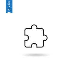 Puzzle vector icon