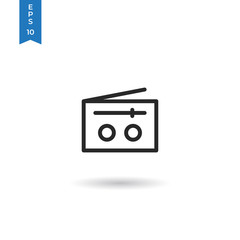 Radio vector icon