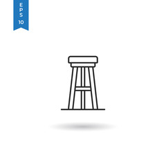 Stool vector icon
