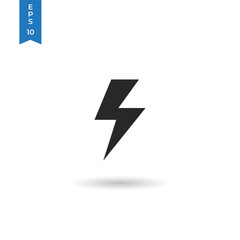 Lightning vector icon