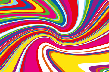 Bright dynamic background with wavy lines