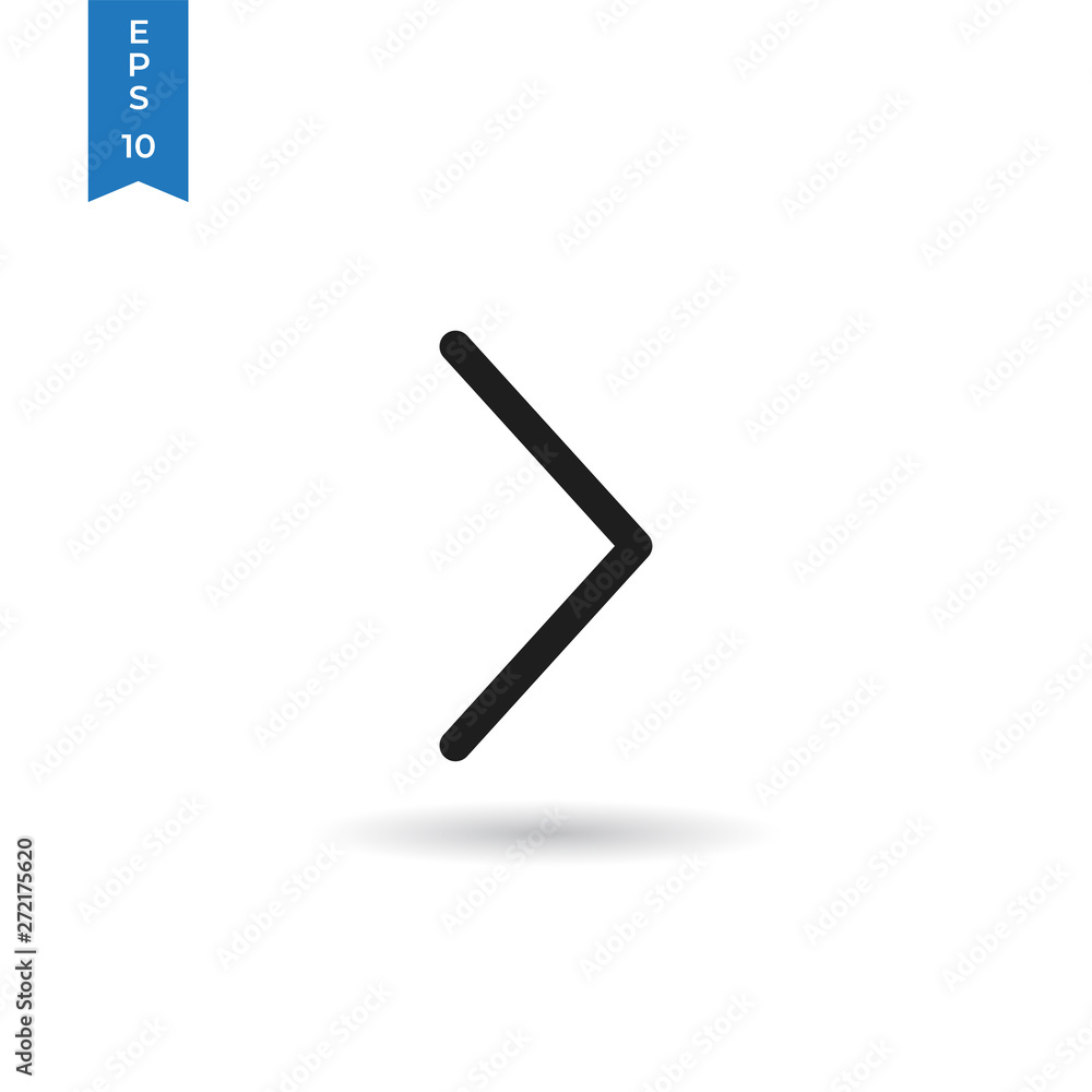 Aufkleber next icon isolated on white background. next icon in trendy design style. next vector icon modern an