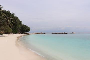 tropical beach in Malaysia