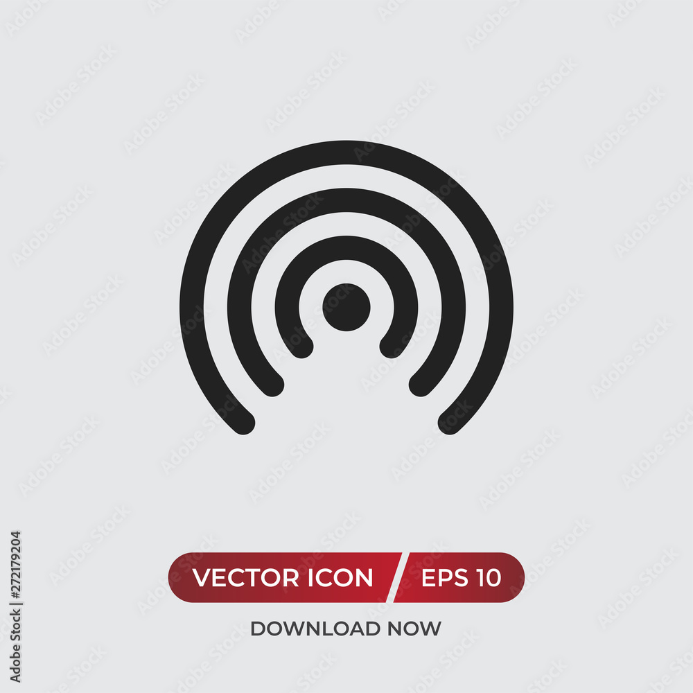Poster hot spot vector icon in modern design style for web site and mobile app