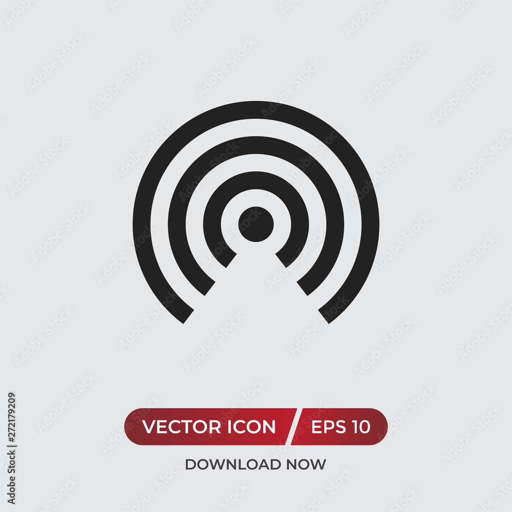 Poster hot spot vector icon in modern design style for web site and mobile app