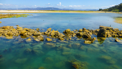 Cies Islands. Natural paradise in Galicia. Spain