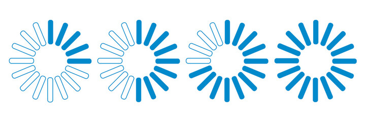 Download Progress Interface.vector illustration, eps10. Blue