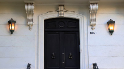 Obraz premium door with lock