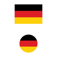 vector illustration of Germany flag