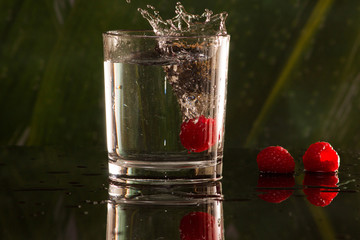 Water splatter and splash