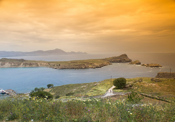 Kolymbia on the island of Rhodes