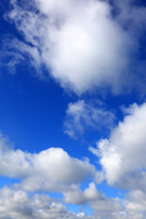 沖縄上空のさわやかな空