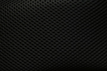 black fabric texture background.canvas pattern