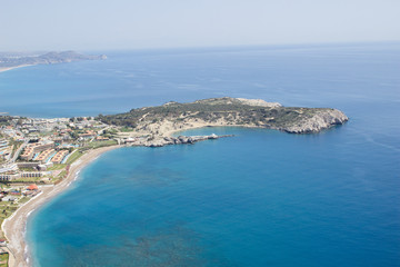 Fototapeta na wymiar Kolymbia on the island of Rhodes