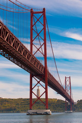 April 25th Bridge in Lisbon Portugal 