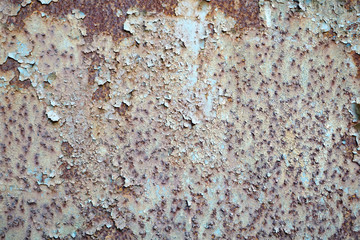 Background of rusty iron plate