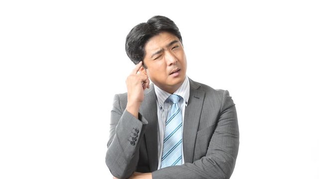 苦悩するビジネスマン