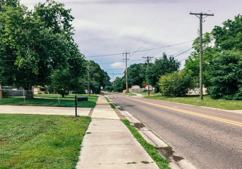 road in park