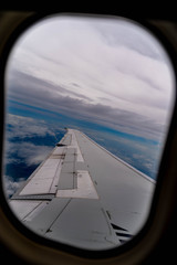 Fototapeta na wymiar Airplane Window Photos