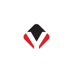 Y letter logo design vector template - obrazy, fototapety, plakaty