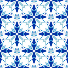 Seamless pattern mosaic oriental. Traditional antique ornament morocco and arabian. Geometry oriental ethnic tile.