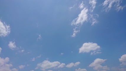 blue sky with clouds