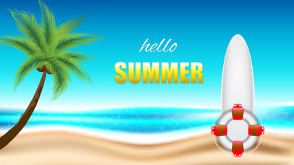 Summer holiday in seashore