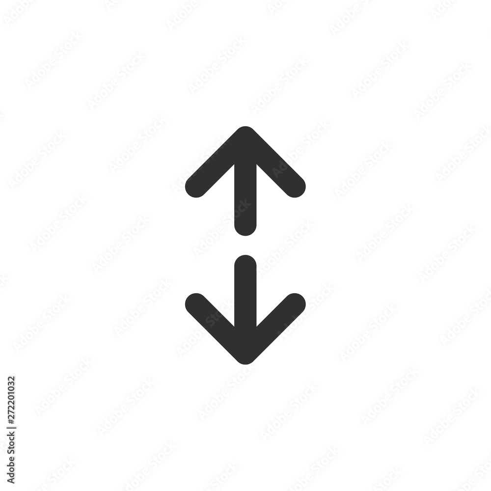 Poster arrow icon. arrow icon vector. in trendy flat style isolated on white background. arrow icon image. 