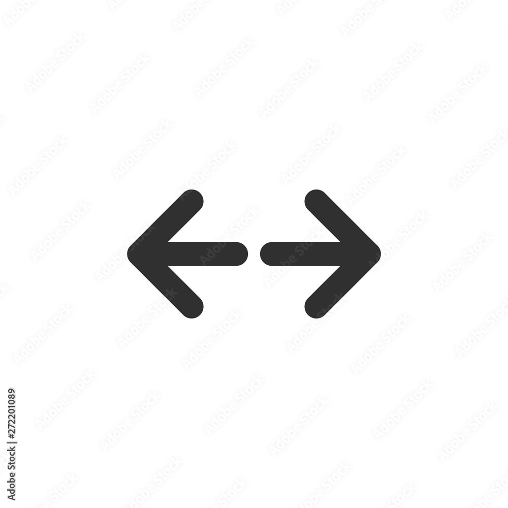 Aufkleber arrow icon. arrow icon vector. in trendy flat style isolated on white background. arrow icon image. arrow icon illustration