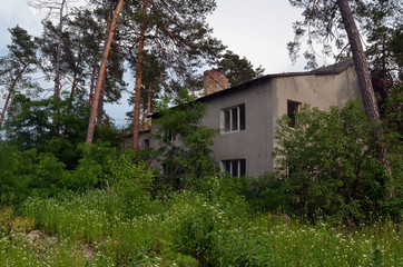 Ghost town in Eastern Europe