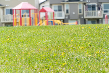 Children's playground in a residential park