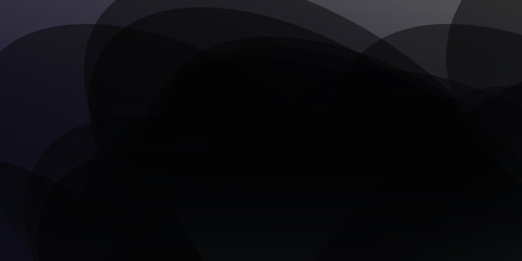 Fototapeta premium Abstract dark blue and black color technology modern background design vector Illustration. dark cloth background abstract with soft waves. For poster, banner, ads, website.
