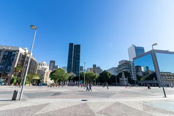 Foto op Canvas RIO DE JANEIRO - BRAZIL, June 07, 2019: View of new Praca Quinze (fifteen square) in Rio de Janeiro © Fabio