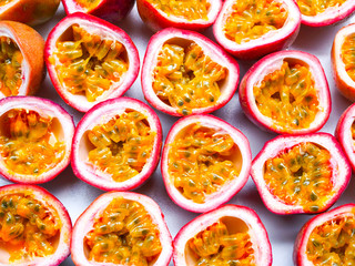 Tropical fresh ripe Passion fruit