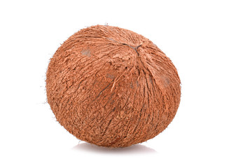 Coconut isolated on the white background.