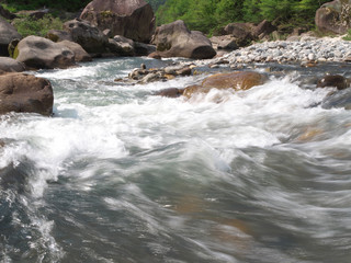 River / tukechikawa/Gifu Prefecture Nakatsugawa / Japan