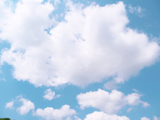 Obraz premium 青空と雲