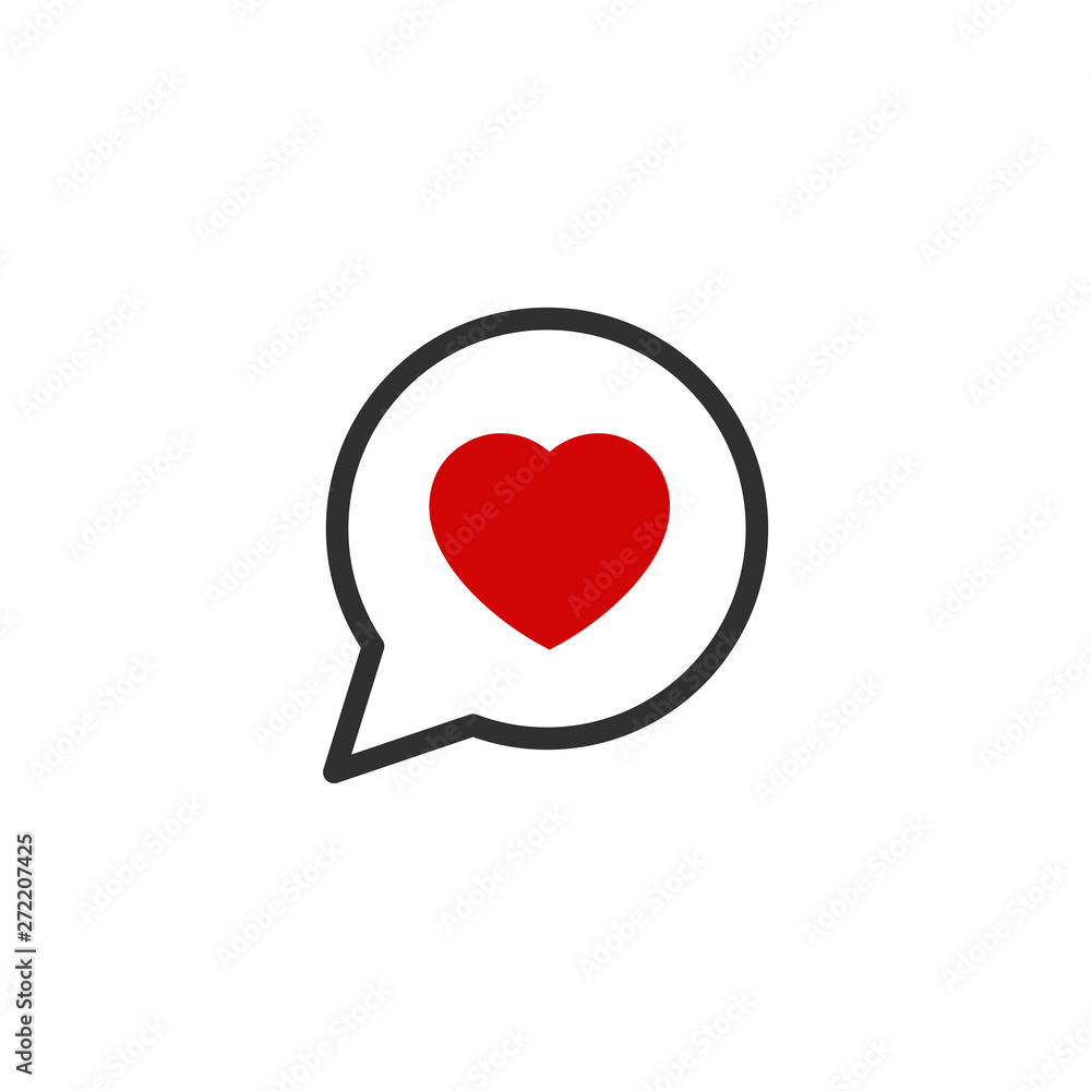 Poster like heart icon. live stream video, chat, likes. social nets like red heart web buttons isolated on 
